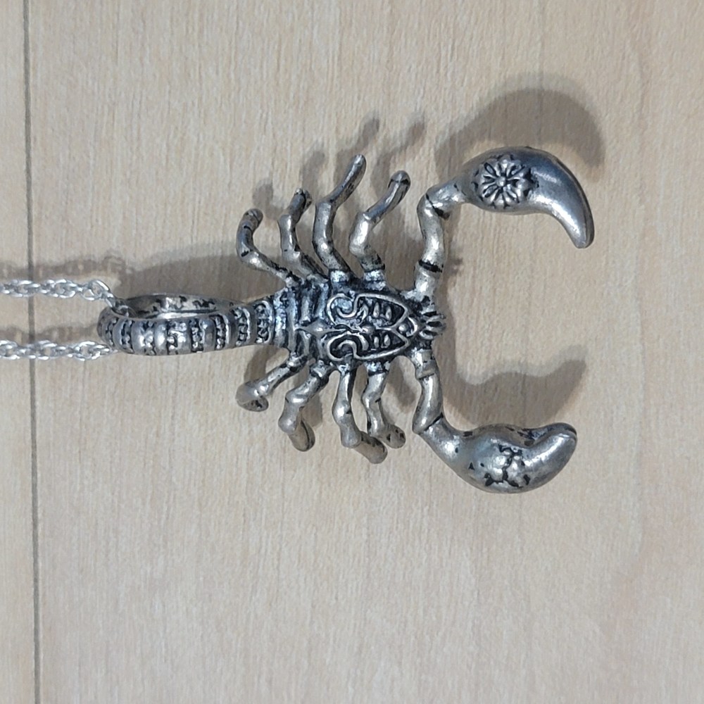 Necklace Charm | Silver Scorpion